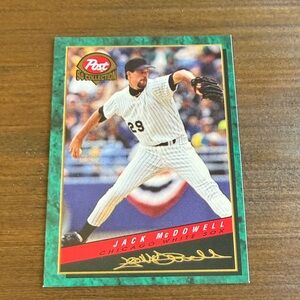 1994 JACK MCDOWELL MLBPA Post trading card #7 of 30